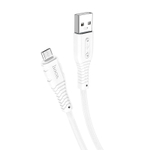 Кабель HOCO X67 USB-microUSB 2.4A 1м Silicone White