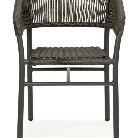 Плетеный стул Dodi, алюминий, ротанг