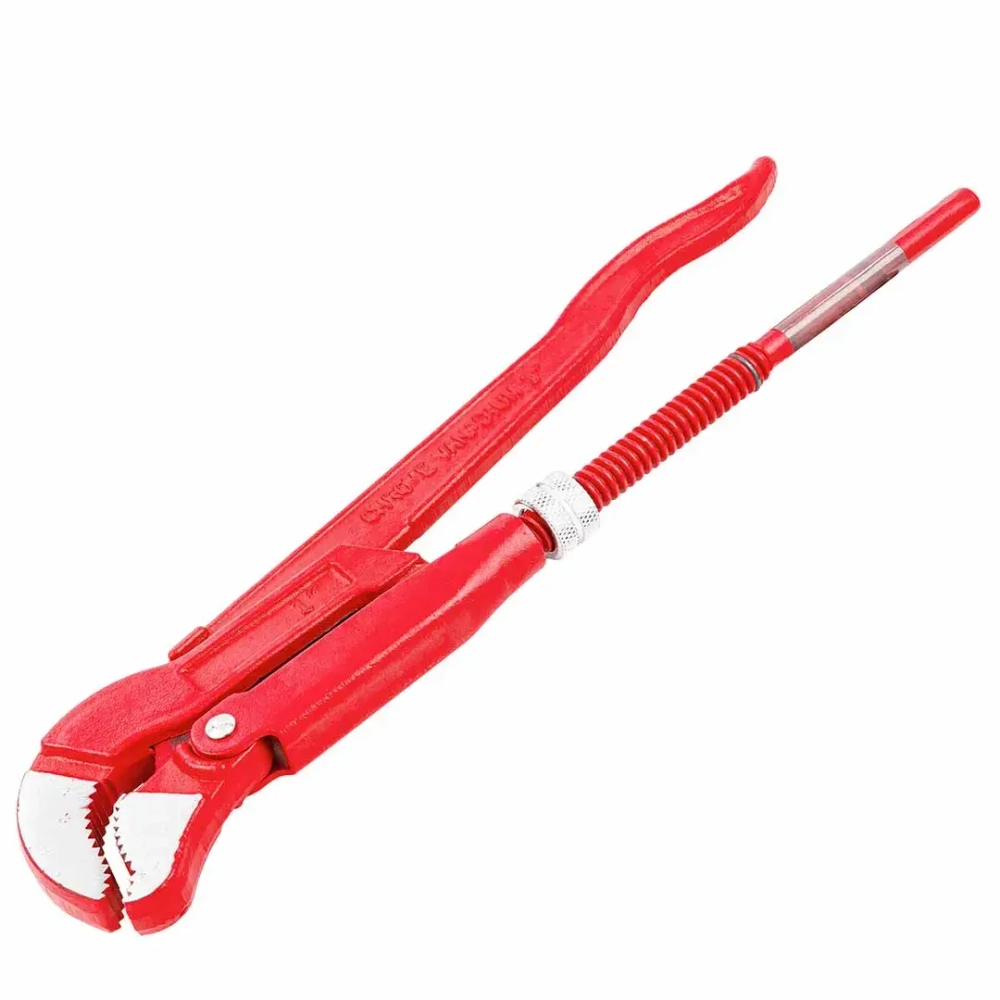 Ключ газовый 1''45° (захват S-образный:50мм) FORCEKRAFT FK-684C14