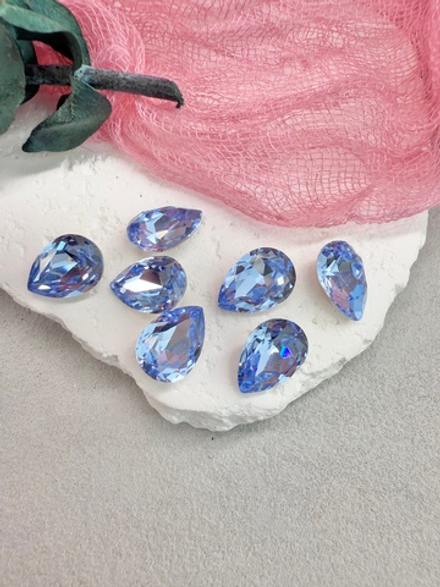 Капля Drop 14*10 мм, Light sapphire