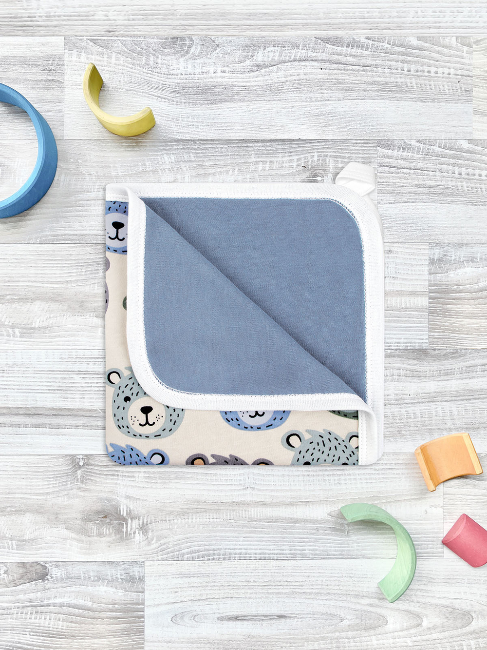 Двусторонний плед Mjölk Grizzly Bears, уценка