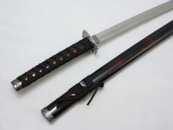 Armas Del Mundo Меч самурайский. Ножны черные, цуба серебро