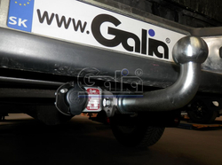 Фаркоп оцинкованный Galia N052C для Nissan Navara D40 2005-(паспорт и сертификат в комплекте)(без электрики)