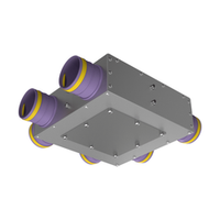 Присоединительная коробка концевая KVF 160/75×6 на 6 выходов