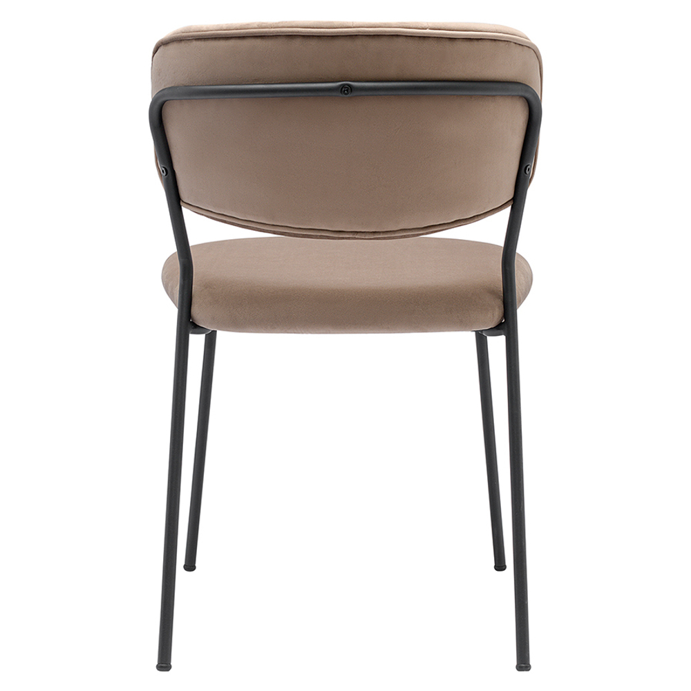 Стул eirill, велюр, светло-коричневый