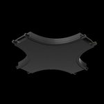 Коннектор питания X-образный для магнитного шинопровода Maytoni Radity TRA084CX-11B