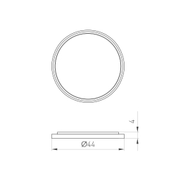 Насадка овалорисующая LGD-DIAFILM-OVAL-LENS-R44 (WH) (Arlight, Металл) 061499
