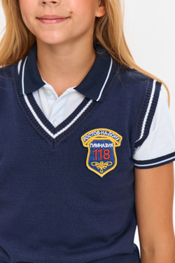 Жилет школьный вязаный (с липучкой)