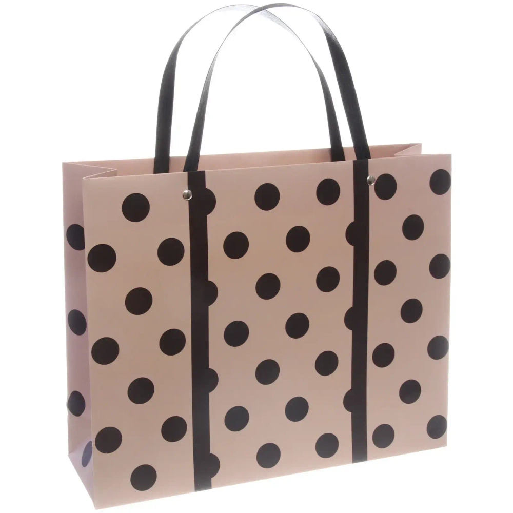 Пакет подарочный «Горох» 32*26*10 см