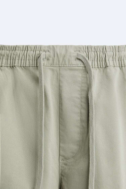 ZARA БРЮКИ КАРГО, ХАКИ