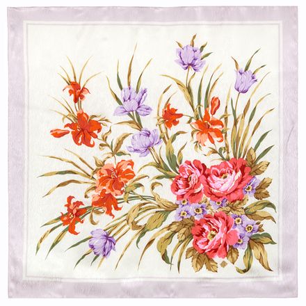 Павловопосадский платок Поцелуй солнца 1709-3