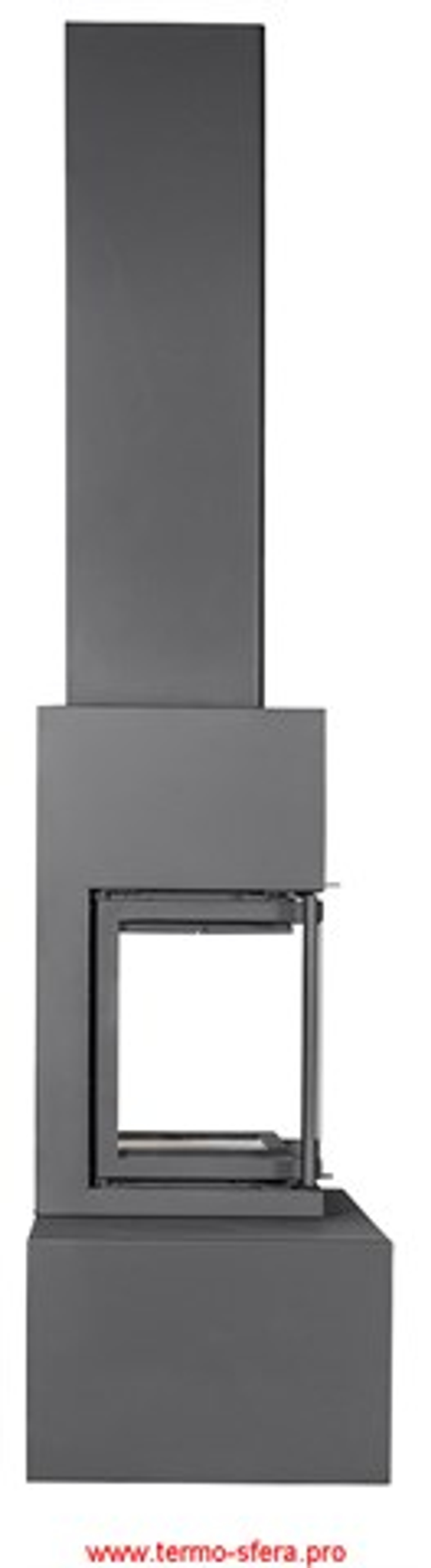 Камин МАДРИД на дровнике Гигант справа подовый
