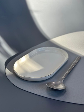 Блюдо овальное 18см CHOPIN PLATINUM