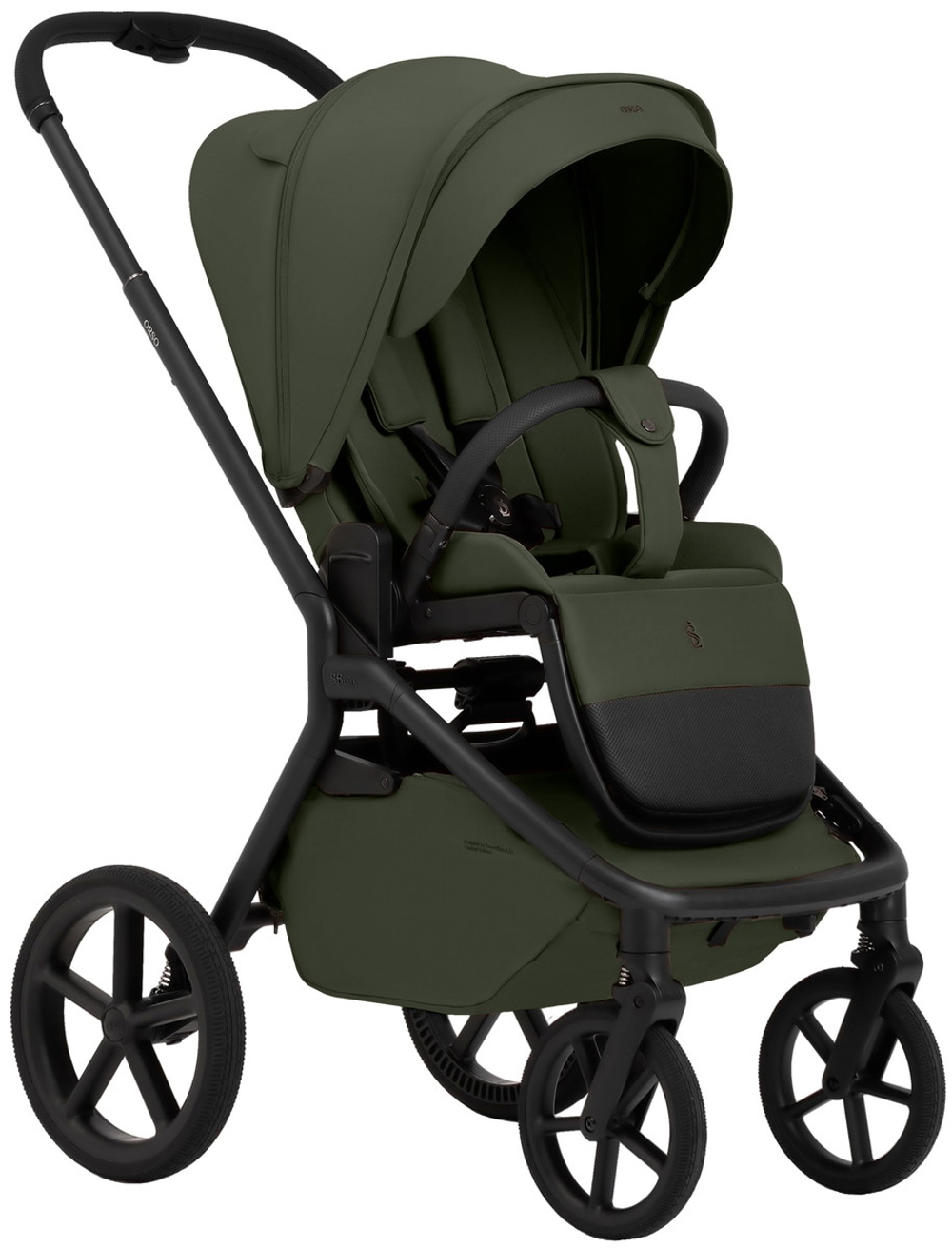 Коляска 3 в 1 Sweet Baby SBL Orso New + автокресло Premier Grey New Dark Green