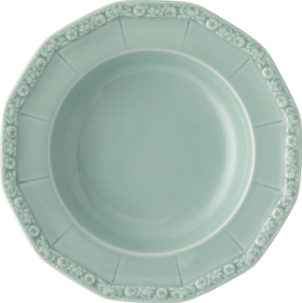 Тарелка глубокая Rosenthal Maria en Vogue Mint, фарфор, 23 см, зелёная