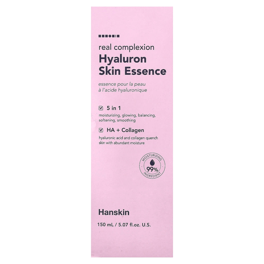 Hanskin, Real Complexion, Hyaluron Skin Essence, 150 мл (5,07 жидк. унции)