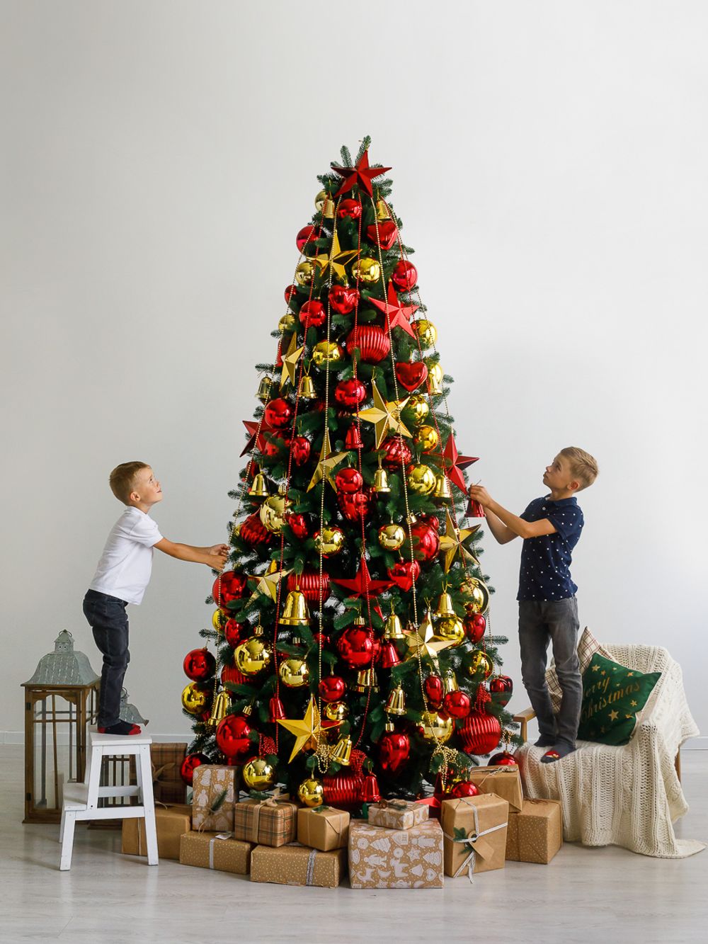 Большая елка «Европейская» (Литая+пвх) 6,5 м