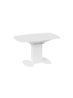 Стол кухонный Белый глянец 130х80х75 см