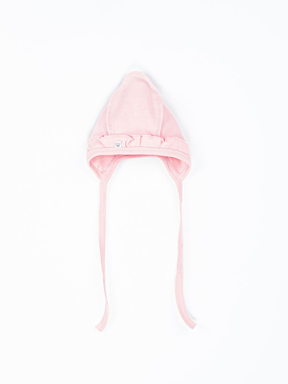 Чепчик с рюшей "Чайная роза" 0+