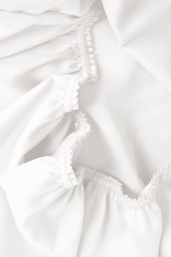 Простыня на резинке 160х200х40 German Grass Arctic White Brilliant белая