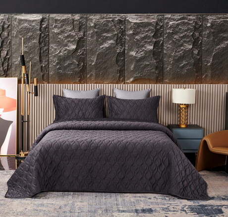 Покрывало 240x260 Sofi De MarkO Нобилис антрацитовое