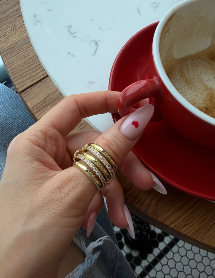 Кольцо DIVA gold