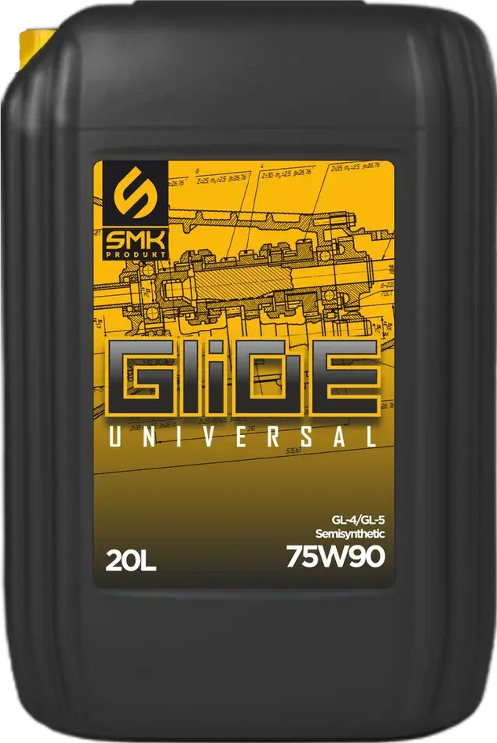 Трансмиссионное масло "GLIDE Universal GL-4/5 75W-90"