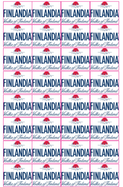 Вырубные наклейки Финляндия (Лист А4)