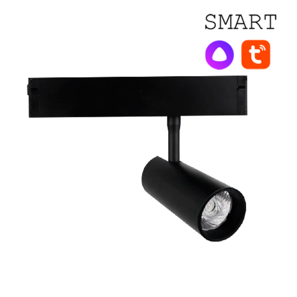 COLIBRI SMART трековый светильник RIO черный, 12W, 2700-6000K, 1100ЛМ, D50*100, 20 шт/кор