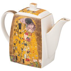 ЧАЙНЫЙ СЕРВИЗ LEFARD "ПОЦЕЛУЙ" (Г. КЛИМТ) НА 6 ПЕР. 14 ПР. 1300/300/250 МЛ ЗОЛОТОЙ (КОР=2НАБ.)