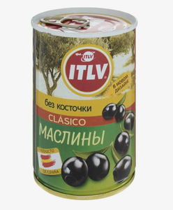 ОЛИВКИ ITLV ЧЕРНЫЕ Б/К 314МЛ