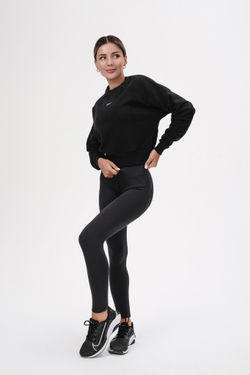 Свитшот женский Nebbia 420 Loose Fit Sweatshirt “Feeling Good” Black