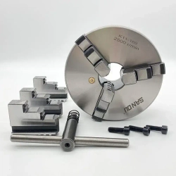 3-кулачковый самоцентрирующийся патрон K11-160 металлический патрон ручного типа для небольшого токарного станка-422w