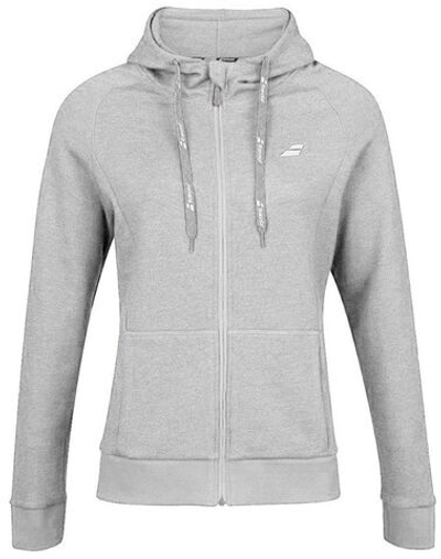 Кофта для девочки теннисная  Babolat Exercise Hood Jacket Girl - high rise heather