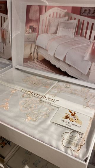 Детское белье в кроватку FAMILY BEBE розовый