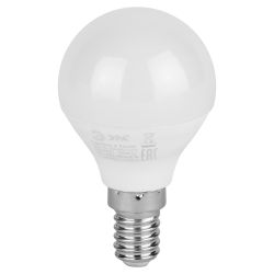Лампа светодиодная ЭРА RED LINE LED P45-10W-865-E14 R 10Вт шар холодный дневной свет E14 | Лампы cветодиодные Шар (G/P)