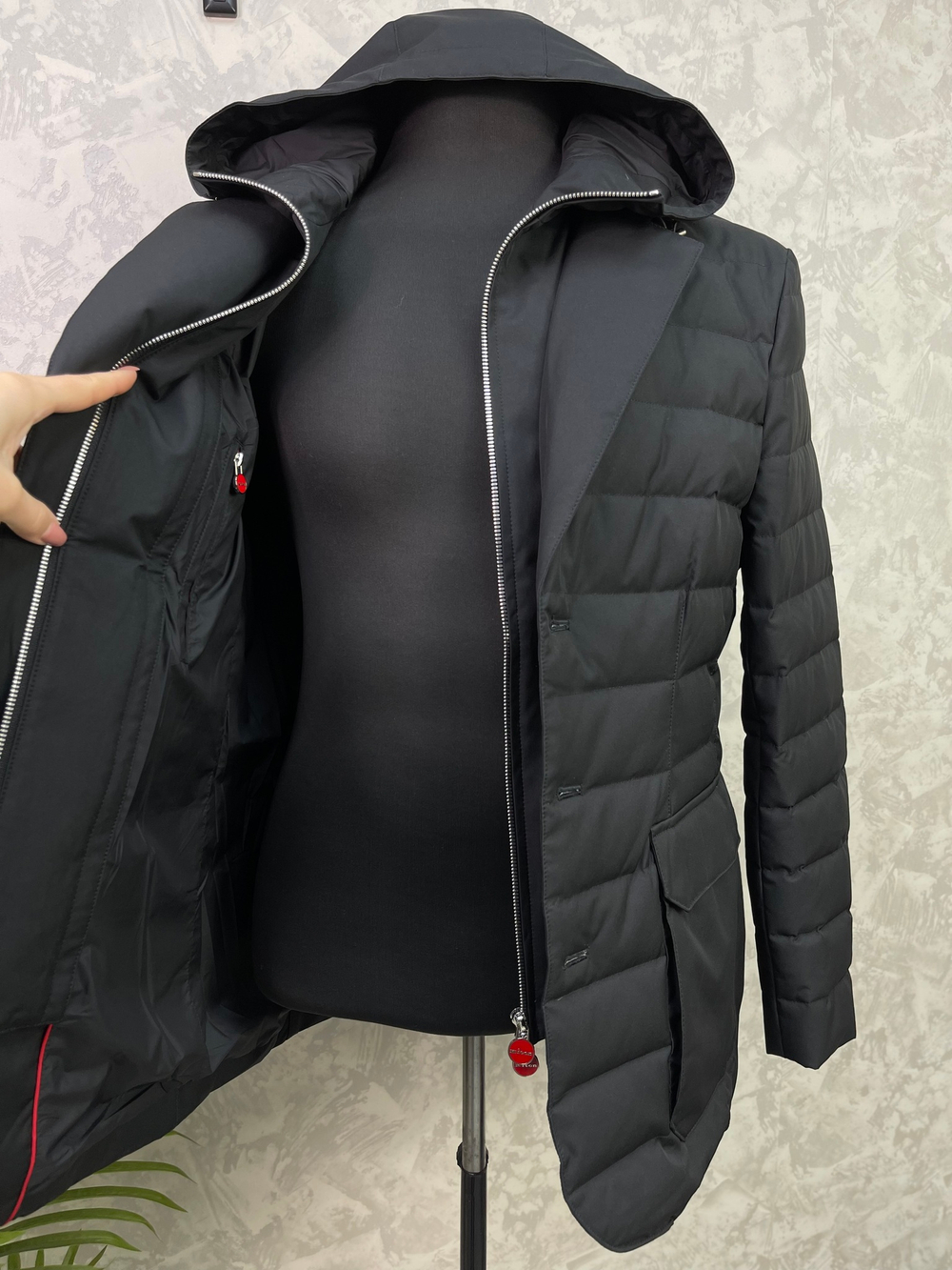 Пуховик с подстежкой Kiton