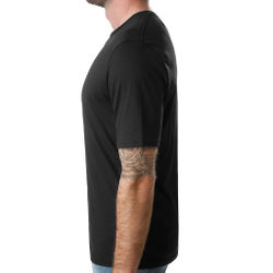 Мужское теннисное поло Under Armour Sportstyle Left Chest T-Shirt Men - Black, Dark Grey