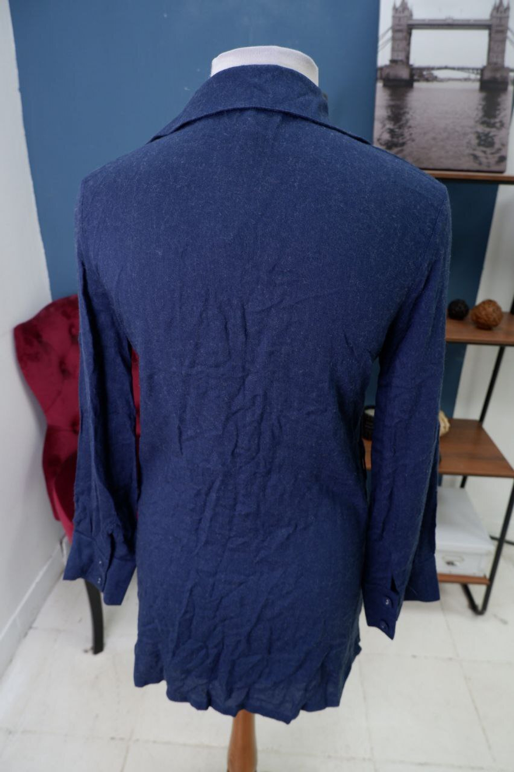 Рубашка джинсовая 42-44 размер