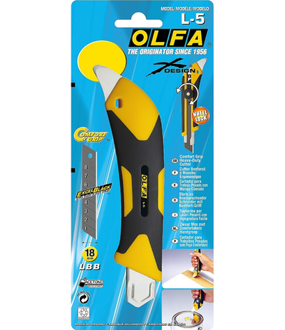 OLFA 18 мм, трещоточный нож (OL-L-5)