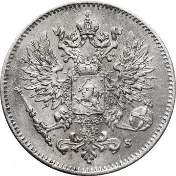 25 пенни (pennia) 1915 S (монета для Финляндии)