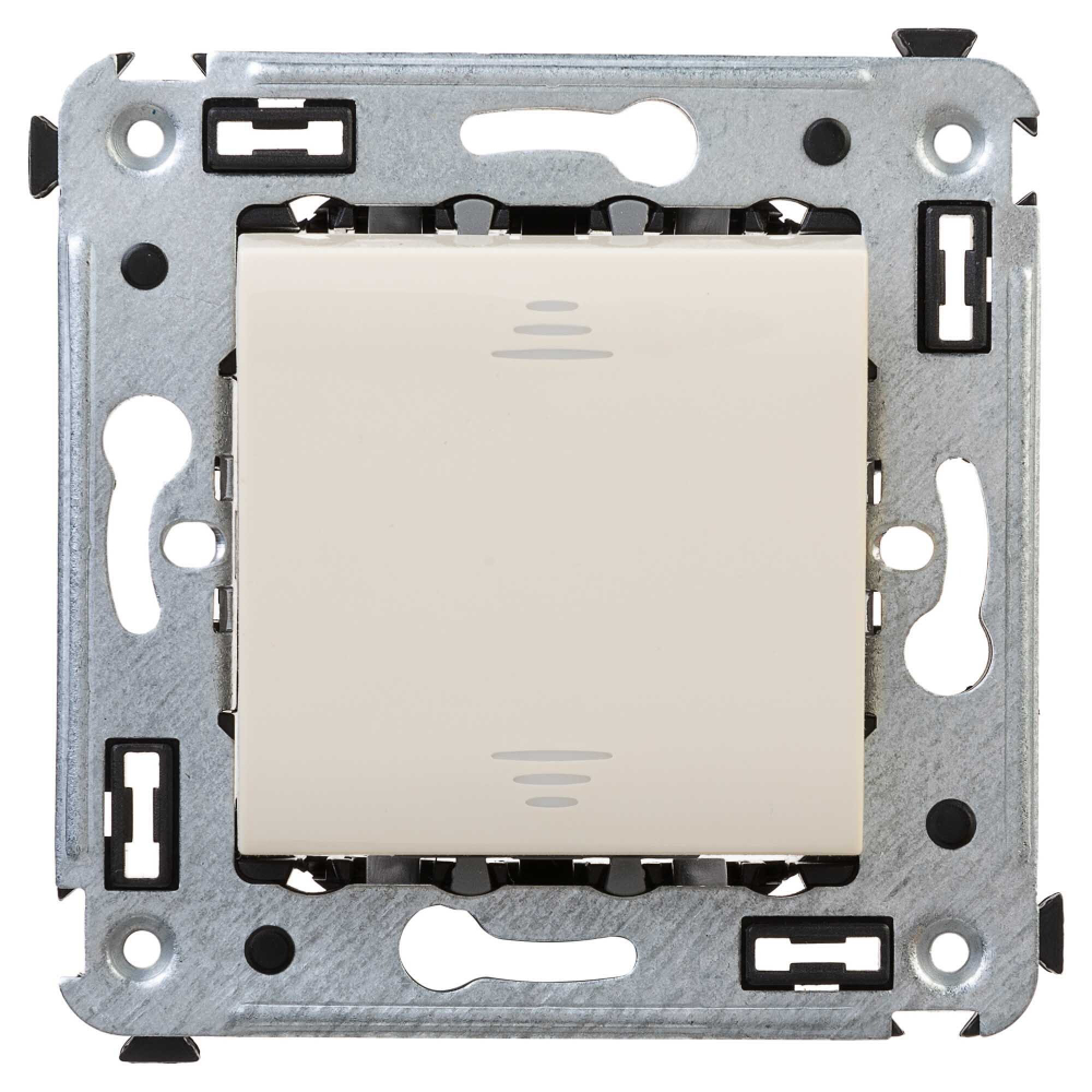 Инвертор одноклавишный в стену, "Avanti", "Ванильная дымка"