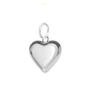 Подвеска Сердце из стали 3d