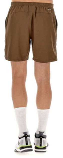 Мужские теннисные шорты Lotto Tech и D1 7" Short - teak brown