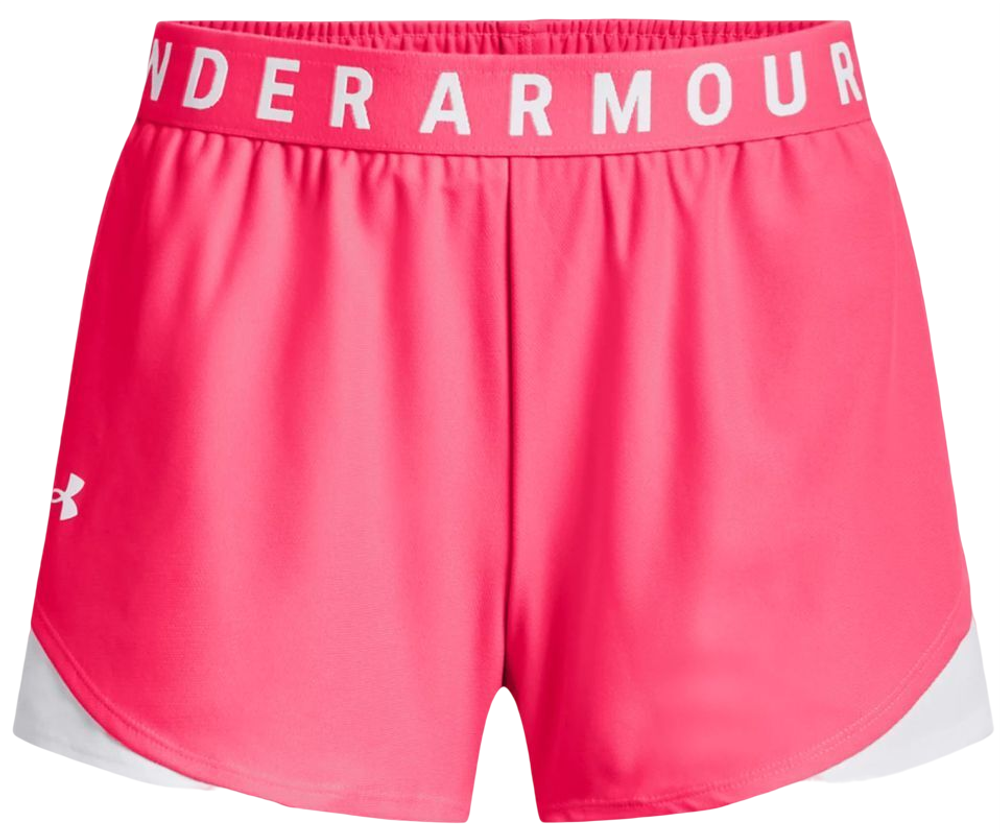 Женские Шорты теннисные Under Armour Women's UA Play Up Shorts 3.0 - pink shock/white