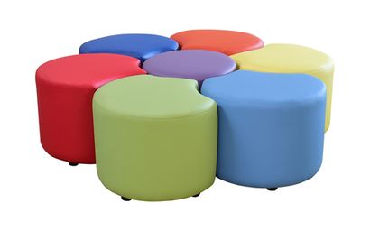 Комплект детских пуфиков Семицветик