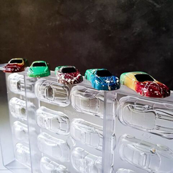 484 | Форма для шоколадных конфет "Машинки" (275*175 мм)