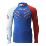 UYN футболка термобелье Natyon 3.0 Usa Bode Miller Uw LS Turtle Neck (USA, T025)