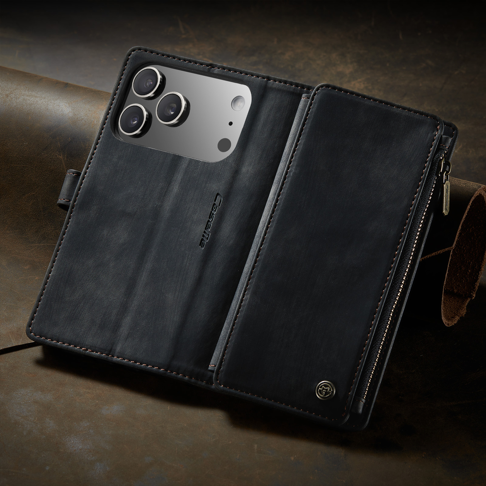 Многофункциональный чехол-кошелек CaseMe 3 in 1 Matte Wallet для iPhone 17 Pro Max