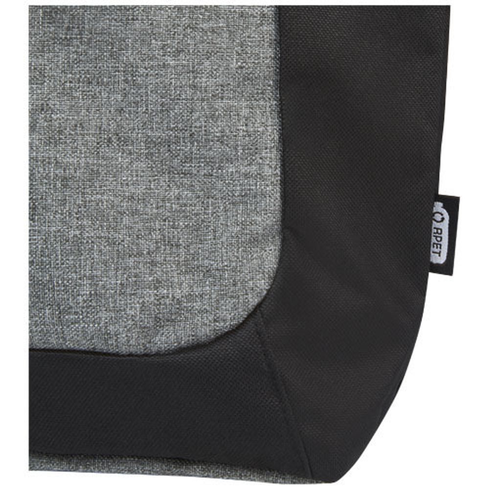 Двухцветная эко-сумка Reclaim на молнии объемом 15 л, изготовленная из переработанных материалов по стандарту GRS